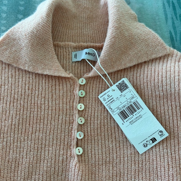 Mango Women's Peach Sweater - Picture 2 of 3